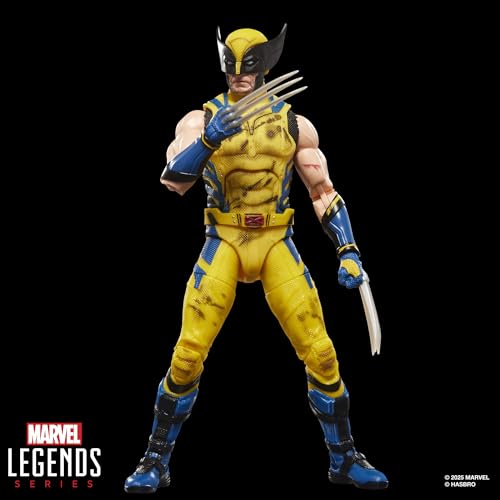 Image of Marvel Legends Series Wolverine, Marvel Studios' Deadpool & Wolverine Movie Collectible 6-Inch Action Figure Gift