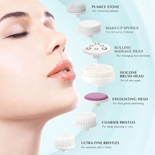 COSLUS 7-in-1 Electric Facial Spin Brush Cleansing Device - Image 3