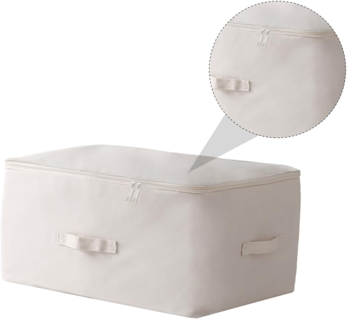 Healifty 1pc Oxford Cloth Storage Bin for Bedding Quilts and Clothes Organizer Bag for Home and Easy to Use