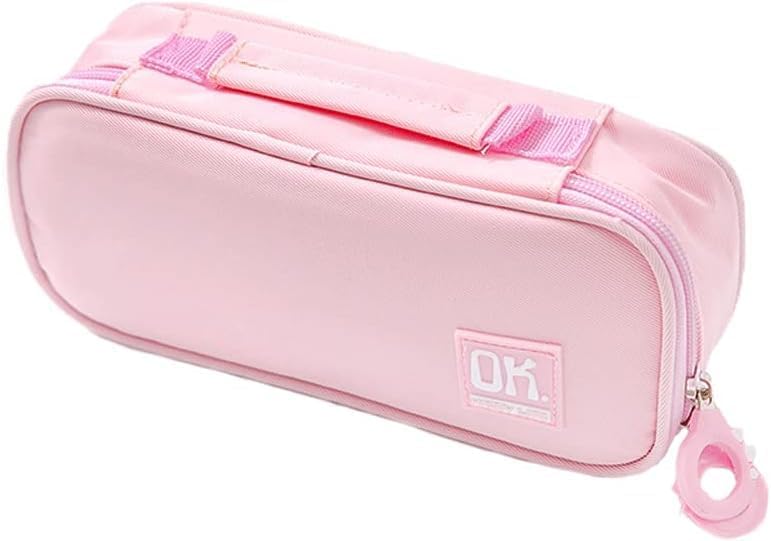 Image of DEOXY Cepacity Pencil Pouch Aesthetic Pencil Case for Girls Large Capacity Best Thing to Put Pen Pencil Sharpener Rubber, Best Gift for Girl's(KQ-0818-BE)