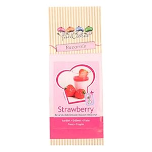 FunCakes Mix voor Bavarois Aardbei: Perfect als Taartvulling, Heerlijke Crème, Perfect Dessert, Eenvoudig te Bereiden…