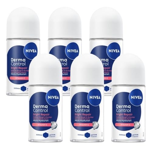 Nivea Derma Control Bright Repair Roll-On Deodorant - 1.69 fl oz - Pack of 6 image 2