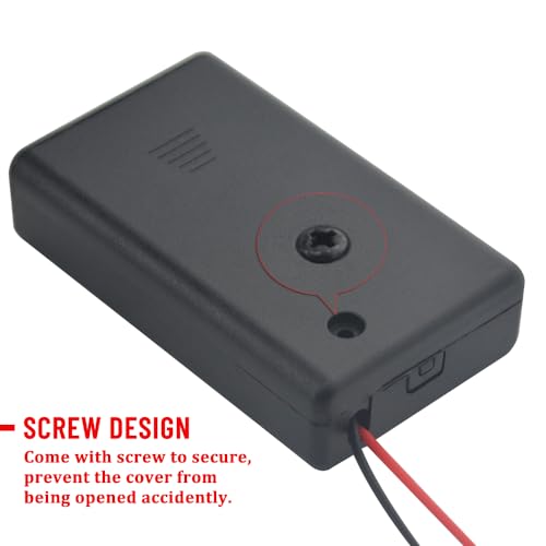 WMYCONGCONG 10 Stück 3 AAA 4,5 V Batteriehalter mit Schalter 3X 1,5 V AAA Batteriehalter mit Kabeln