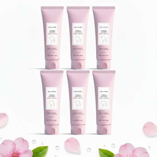 Crema reafirmante de piel avanzada para rostro y cuerpo, crema corporal hidratante, loción suavizante, adecuada para todo tipo de piel, hidratación profunda (6 unidades)
