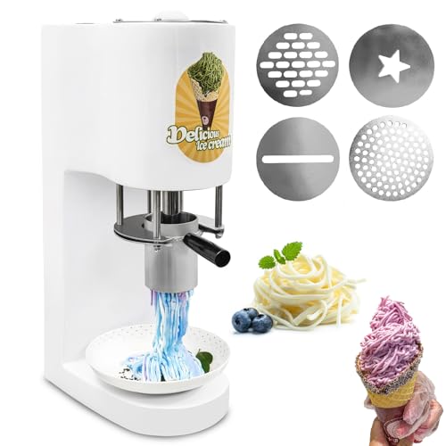 Macchina Per Gelato Soft-Serve Commerciale, Macchina Per Gelato Soft-Serve Da 7,4-7,9 Galloni/Ora Con 4 Forme Diverse, Per Ristoranti E Snack
