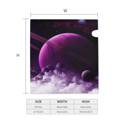 Housse de boîte aux lettres magnétique imperméable anti-UV violette