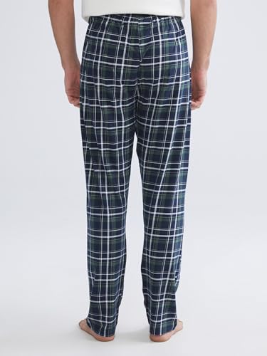 LC WAIKIKI Man Regular Fit Plaid Pyjama Bottoms M - Navy