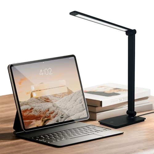 Desk Lamp, LUJOLUMIN Desk Light, Dimmable Reading Lamp,CRI>90, 700 Lumen, …” width=”100″ height=”100″></a></div></td><td><h3><a rel=