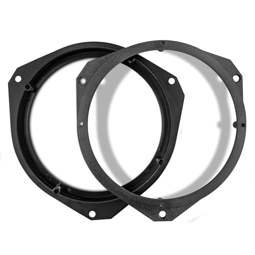 RED WOLF Lot de 2 anneaux de haut-parleur avant pour Opel FIAT Alfa Romeo Citroen Peugeot