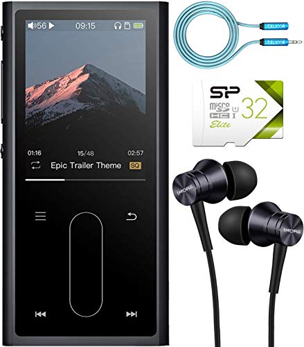 FiiO M3K Portable Lossless Audio Player (Black) Bundle with 1MORE Piston Fit E1009