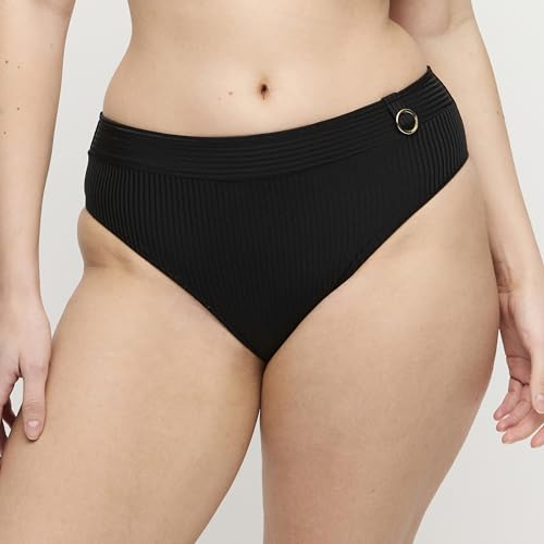 Primadonna Delray Bikini Slip Taille Haute en tissu côtelé luxe de luxe