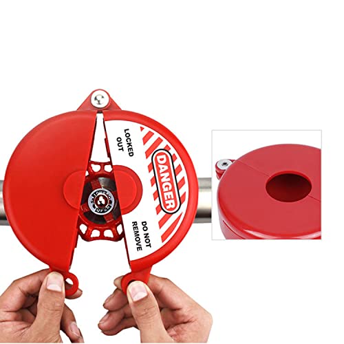 heyous Bloqueio de válvula 25-64 mm Cadeado de segurança Dispositivo de bloqueio de válvula para tra