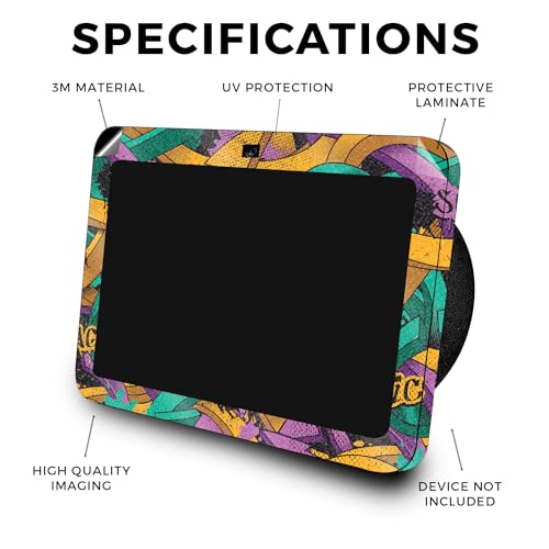 Image of Glossy Glitter Skin Compatible with Amazon Echo Show 8 (3rd Gen, 2023) - Tertiary Arrows - Premium 3M Vinyl Protective Wrap Decal Cover - Easy to Apply | Crafted in The USA by MightySkins