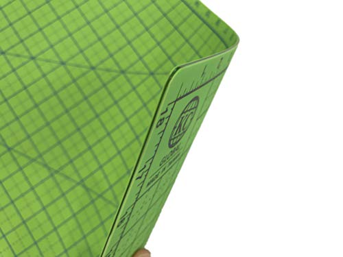 KC GLOBAL A2 (25 x 19 in.) Professional Grade Self-Healing Cutting Mat (Neon Green) - Odor-Free, Double-Sided, Eco-Friendly, Non-Slip, Premium Desk Mat for Crafting, Sewing, Quilting and Art Projects