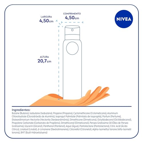 NIVEA MEN Desodorante Antitranspirante Aerossol Original Protect 200ml - Proteção eficaz de 48 horas
