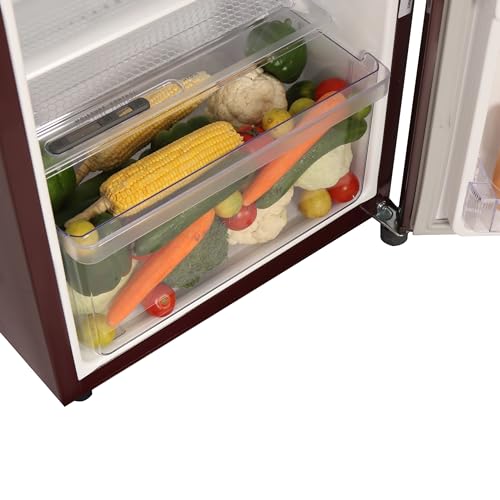 Image of Whirlpool 184 L 3 Star Direct-Cool Single Door Refrigerator (205 WDE PRM 3S WINE RADIANCE-Z, Wine Radiance,Red, 2023 Model)