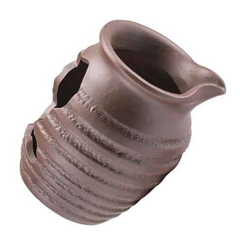 Milisten Keramischer Wasserspender Mit Wasserzirkulation Dekorativer Wasserfalltopf Für Innenräume Für Gartenlandschaften Und Aquarien Ohne Wasserpumpe Design Antikem