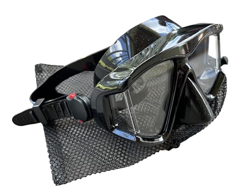 Endless Coastlines Dive Mask - Tempered Glass with Anti-Fog Film and Panoramic...