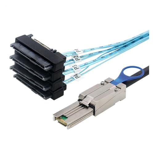 S-AS 8088 Turn 4SFF-8482 29+15P Cable SATA para Disco Duro miniatura 2