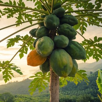 JIGNISHA SEEDS Papaya Big Orange Fruit Seeds Pack of 50 (B0D66D25HF) Amazon Price History, Amazon Price Tracker