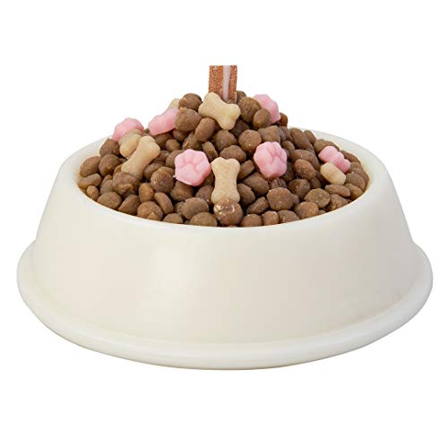 Vela perfumada Spoof Dog Food Bowl para Dia da Mentira, presente para aniversário do seu cão