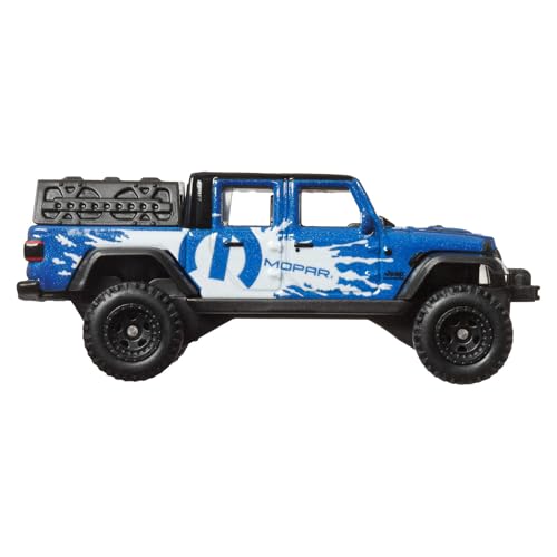Hot Wheels Premium Car Culture Collectible Toy Car, 1:64 Scale Die-Cast Jeep Gladiator, Terra Trek Vehicle with Real Riders Tires - image 3