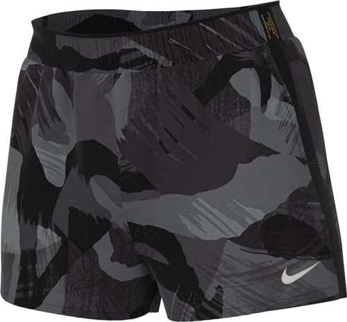 Image of NIKE DV9370-010 M NK DF CHLNGR Short 9UL CAMO Pants Men's Black/Black/Reflective SILV Size S
