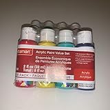 Primary Colors Acrylic Paint Set 4 pcs by Craft Smart