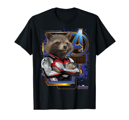 Marvel Avengers Endgame Rocket Logo Graphic - Camiseta Camiseta