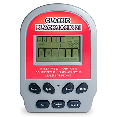 Classic Blackjack 21 Electronic Handheld Game Jeux électroniques Cover