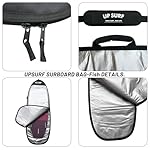 UP SURF Surfboard Bag, Daylight Bags for Fish/Hybrid Surfboards, for Size Fish/Hybrid board 5'4'', 5'8'',6'0'',6'4'',6'8'',Surfboard cover for Storage and Transport Surfboard - Image 4