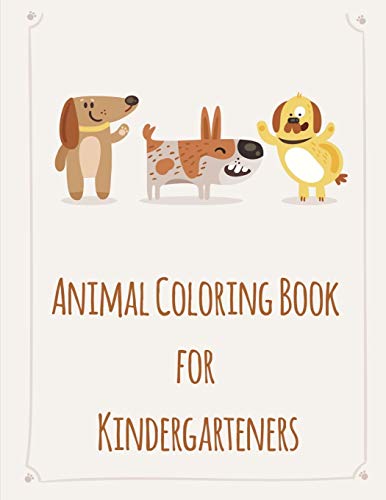 Animal Coloring Book For Kindergarteners: picture books for children ages 4-6 (Sport animals)
