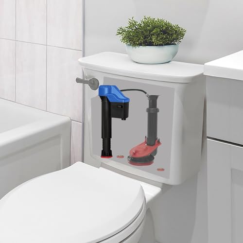 Image of Korky 528T Replacement TOTO Toilet Fill Valve - Fits G-Max and Power Gravity Toilets -Easy to Install -Made in USA, Black