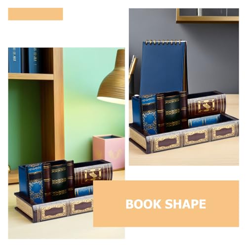 Boîte de rangement rétro avec finitions soignées pour bureau - 8