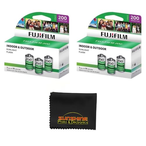 Fujifilm Fujicolor 200 Color Negative Film (Two 3-Packs (6 Rolls))