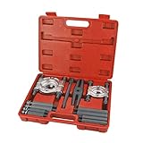 [Usar con otras herramientas] Tiene una capacidad de hasta 5 toneladas (4,5 MT) y se puede usar solo o en combinación con otros extractores y herramientas, este kit de extractor de rodamientos es una herramienta de reparación de rodamientos imprescindible tanto para principiantes como para profesionales.