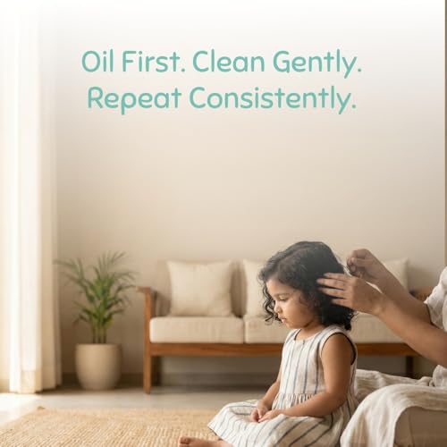 Image of Indimums Baby Hair Oil & Shampoo Combo (100ml +200ml) | 17 Herbs + Real Reetha & Shikakai | No Mineral Oil, No SLS | Dermatologist Tested | Promotes Hair Growth