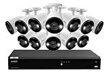 Lorex N4K3SD-1612WB-1 4K Smart Deterrence 16 Channel Surveillance System w/ N863A63B 4K 3TB Fusion...