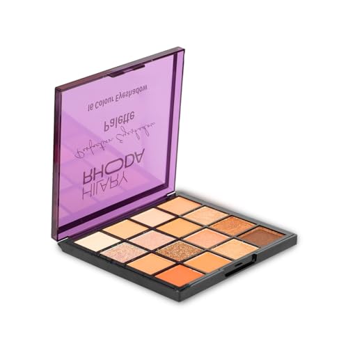 Hilary Rhoda Perfection Eyeshadow Palette|Highly Pigmented Eyeshadow Palette|Matte&Shimmer Finish|Long Lasting Eyeshadow For Women|Blendable Eyeshadow|20.8G|16 Shades (Shade... - Image 7