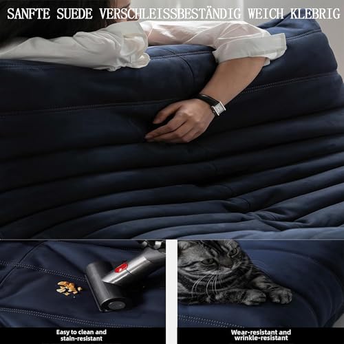 Silla de dormir de cuero duradero y resistente a arañazos 6