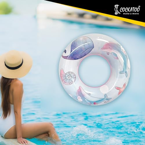 Image of Cockatoo Inflatable PVC Swimming Floats with Handles, Small Swimming Pool Floats