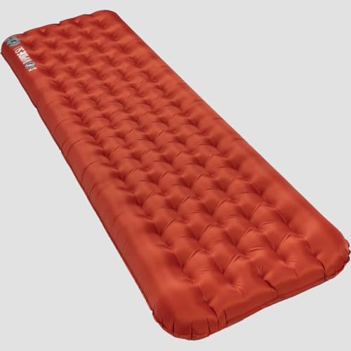 Image of Big Agnes Rapide SL - Insulated Sleeping Pad, Ultralight, All Season Compact Backpacking and Hiking, Pumphouse Sack Included, Orange, 20x66 Petite