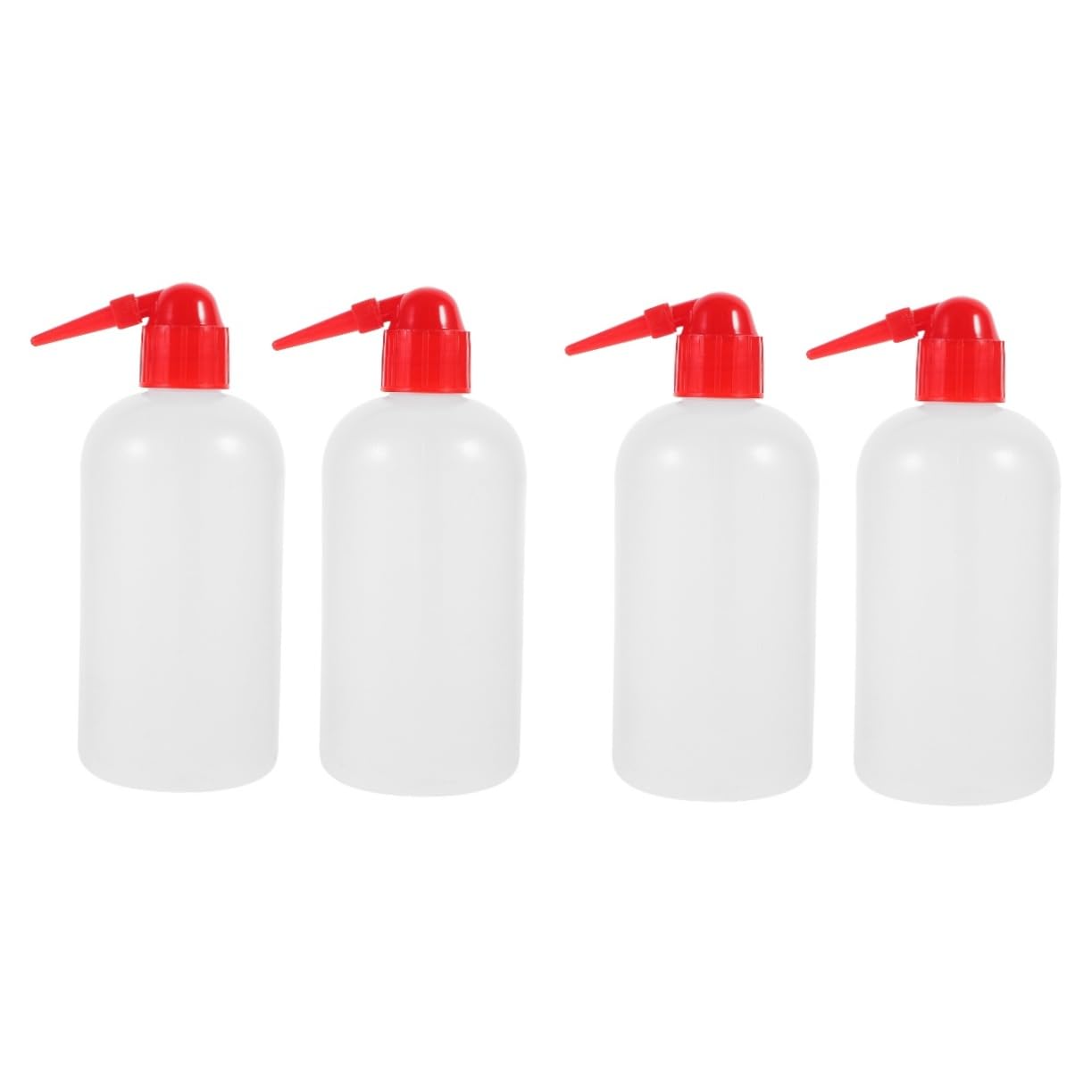 OSOLADY 2sets Narrow Mouth Lab Bottle Plastic Graduated Wash Bottle Measure Scale Portable for Easy Cleaning 2pcs*2