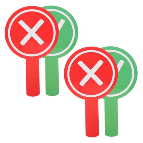 4 unidades de paletas portátiles para votación y subasta miniatura 1