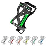 P4B | Flaschenhalter für Ihr Fahrrad in Black/Green Fluo - KELA | Flaschenhalter Fahrrad grün | 3 Verschiedene Wege um die Flasche einzufügen | Sehr Robustes Material | Mit Befestigungsschrauben