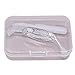 Contact Lens Insertion and Removal Tool Set with Soft Silicone Scoops Tweezers for Travel and Home Use Multifunction Contact Lens Insertion Tool