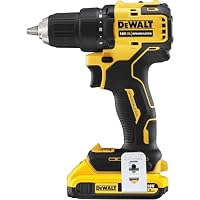 DEWALT18 Volt 2-Gang Akku-Bohrschrauber (bürstenloser Motor, Vollmetallgetriebe,15-stufiges Drehmomentmodul, 13 mm Schnellspann-Bohrfutter, 2x 2 Ah Li-Ion Akkus, Ladegerät, LED-Leuchte), DCD708D2T-QW – Ansicht 3