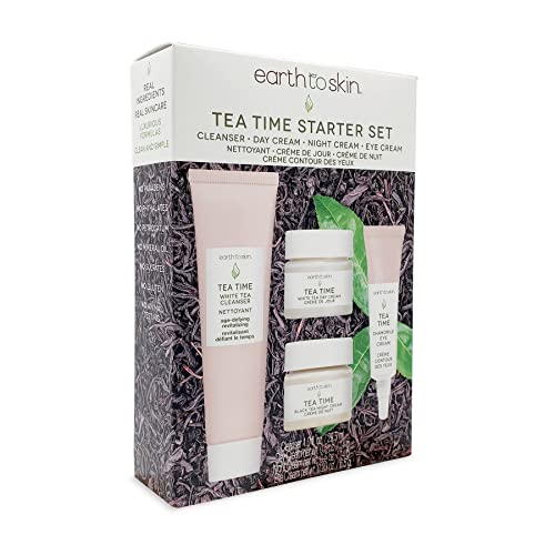 Earth To Skin 667105200072 Tea Time Starter Set: White Tea Cleanser thumb #1