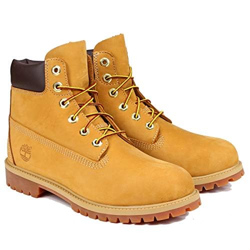 [ティンバーランド] ブーツ AND JUNIOR'S 6INCH BOOTWHEAT wheat/brn レディース ブーツ ティンバー ウォータープルーフ 撥水 24.5cm [並行輸入品]