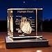 3D Human Heart Anatomy Model, Doctor Anatomical Gifts, K9 2.4 Inch Etched Crystal Cube Lamp with Battery Powered, Heart Figure Paperweight Biology Medial Surgeon Graduation Teacher Appreciation Gifts